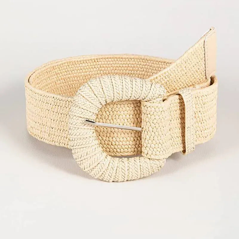 Maison de la Ceinture Beige / 100cm Ceinture tressée femme – Amélyra