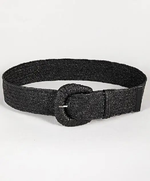 Maison de la Ceinture Noir / 100cm Ceinture tressée femme – Amélyra