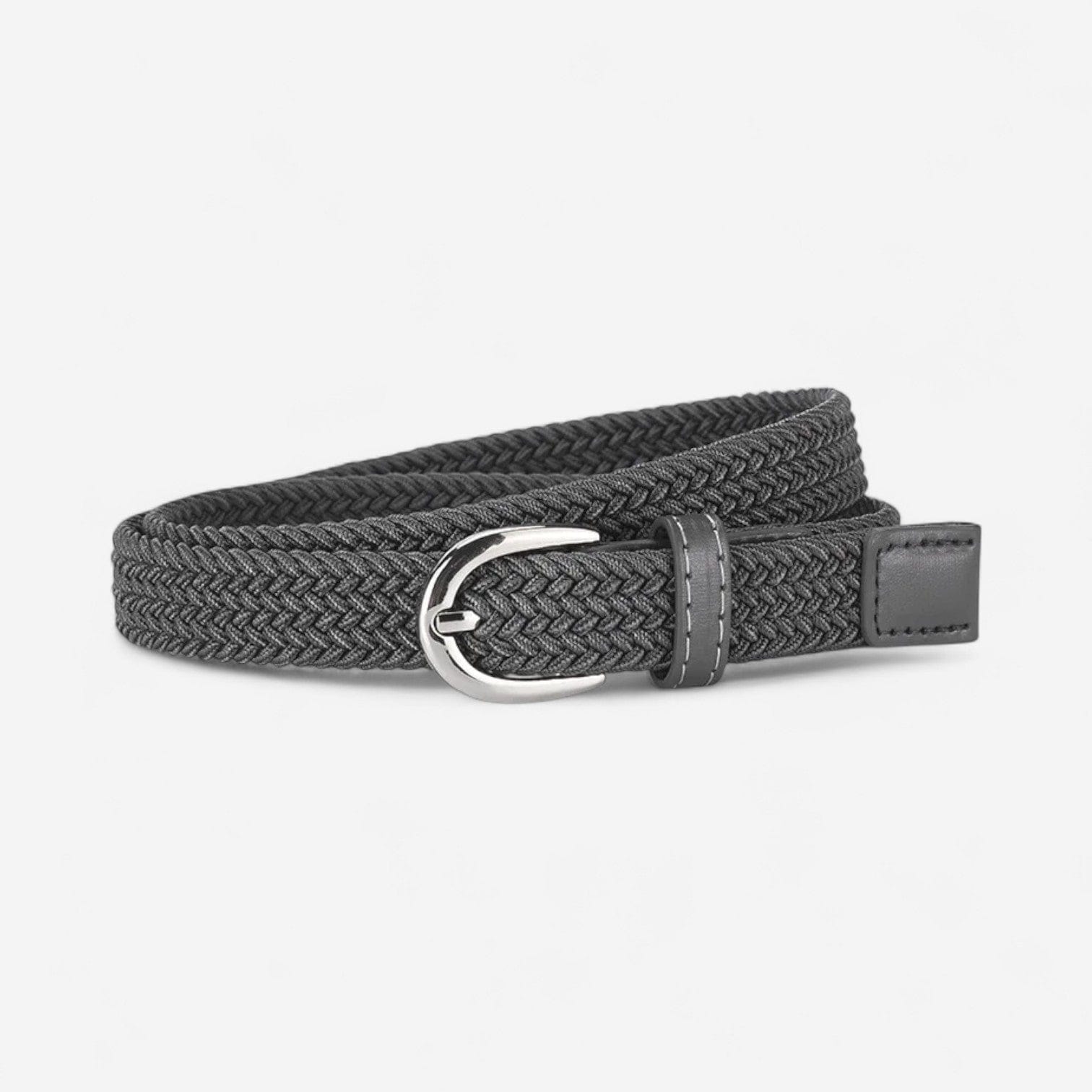 Maison de la Ceinture Gris / 82cm Ceinture tressée femme – Melvya