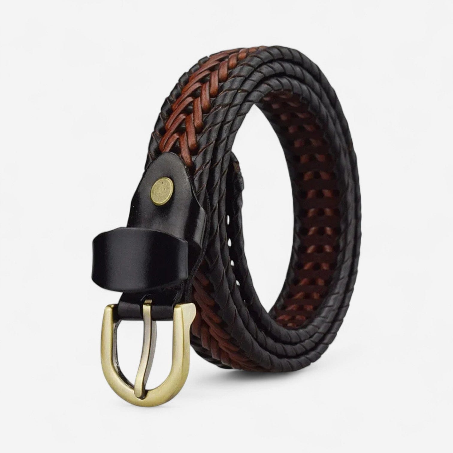 Maison de la Ceinture Bicolor / 85cm Ceinture tressée femme – Noralya