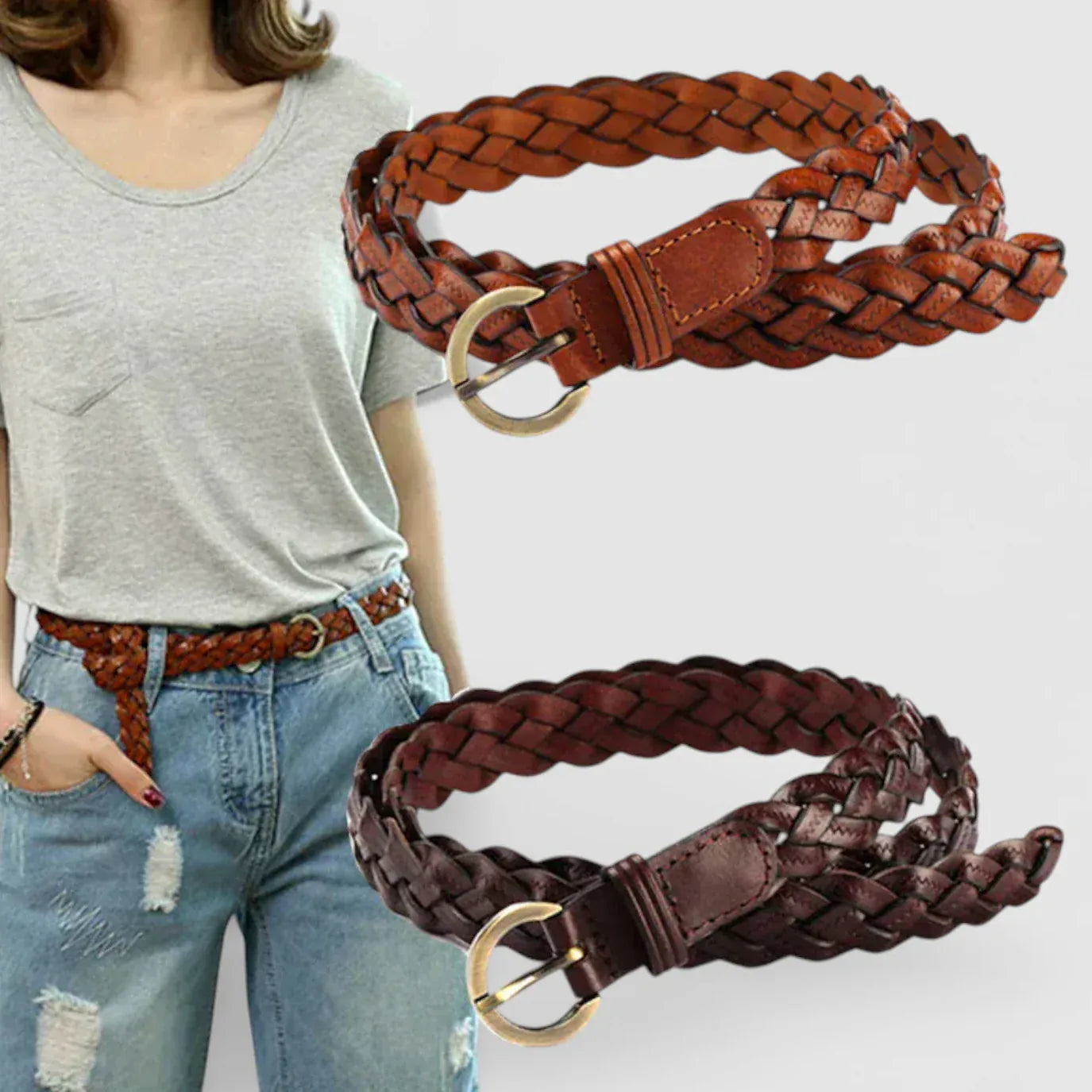 Maison de la Ceinture Ceinture tressée femme - Solenya