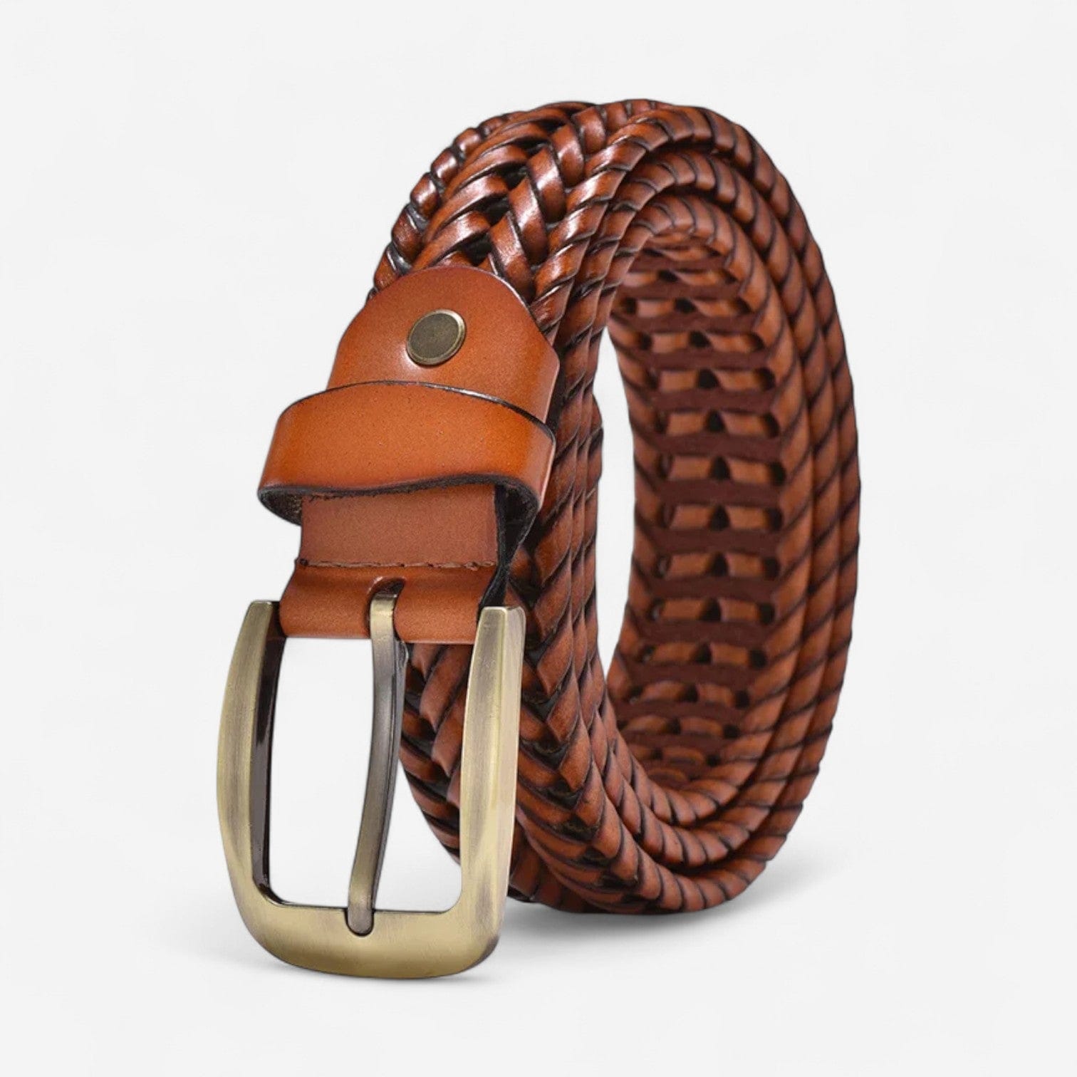 Maison de la Ceinture Marron / 110cm Ceinture Tressée homme – Anders
