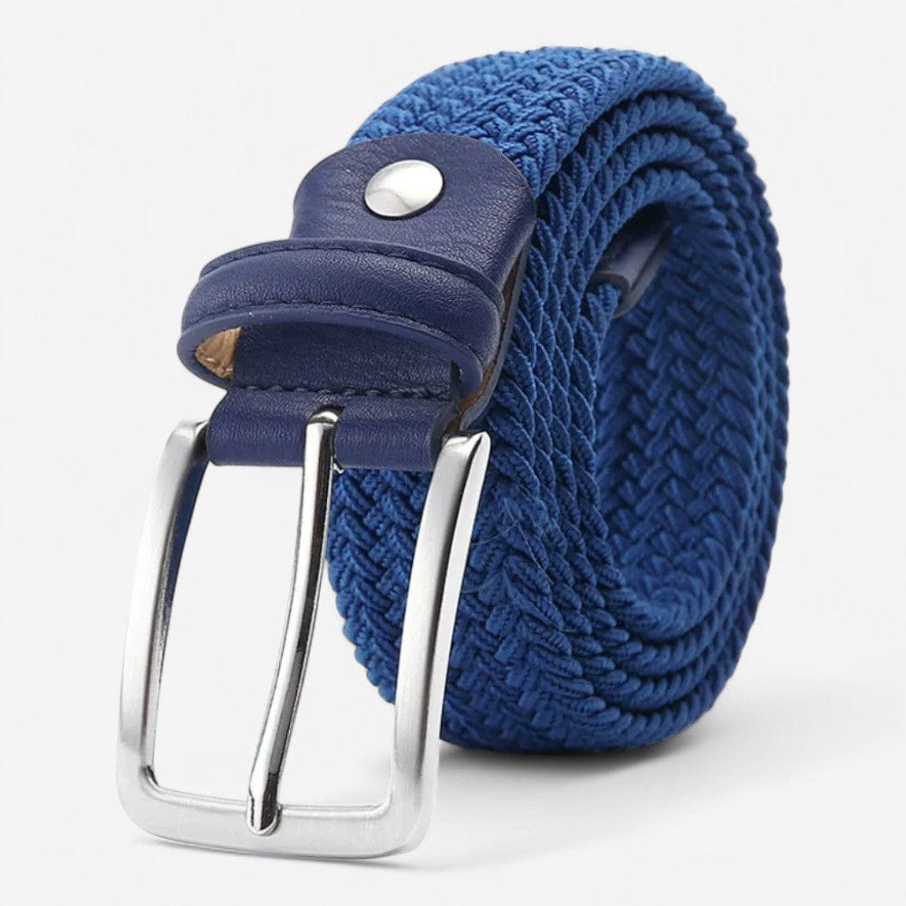 Maison de la Ceinture Bleu / 100cm Ceinture tressée homme - Elyon