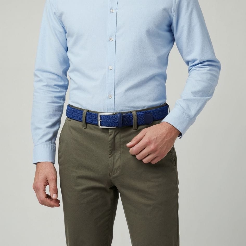 Maison de la Ceinture Ceinture tressée homme - Elyon