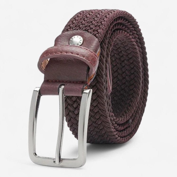 Maison de la Ceinture Marron / 100cm Ceinture tressée homme - Elyon