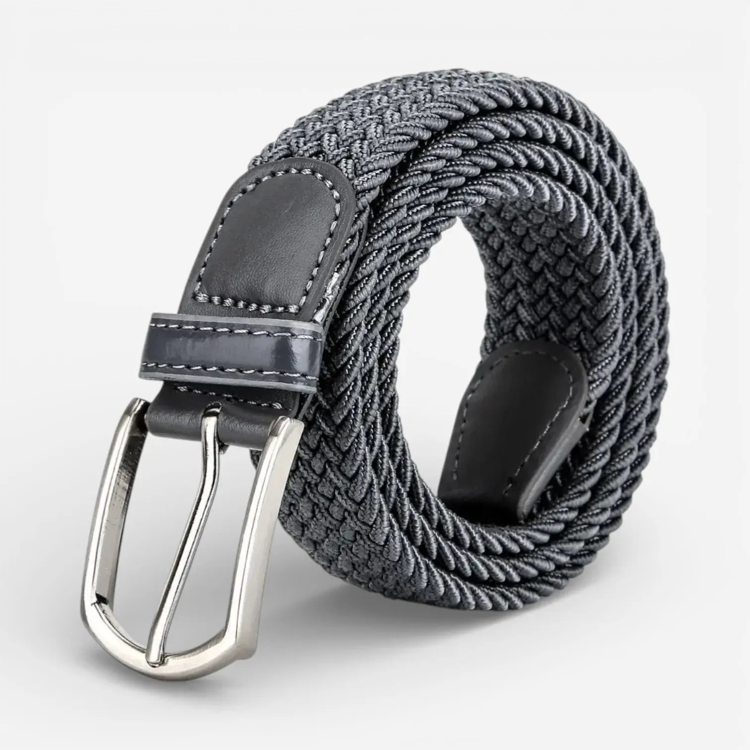 Maison de la Ceinture Gris / 110cm Ceinture tressée homme – Nerixo