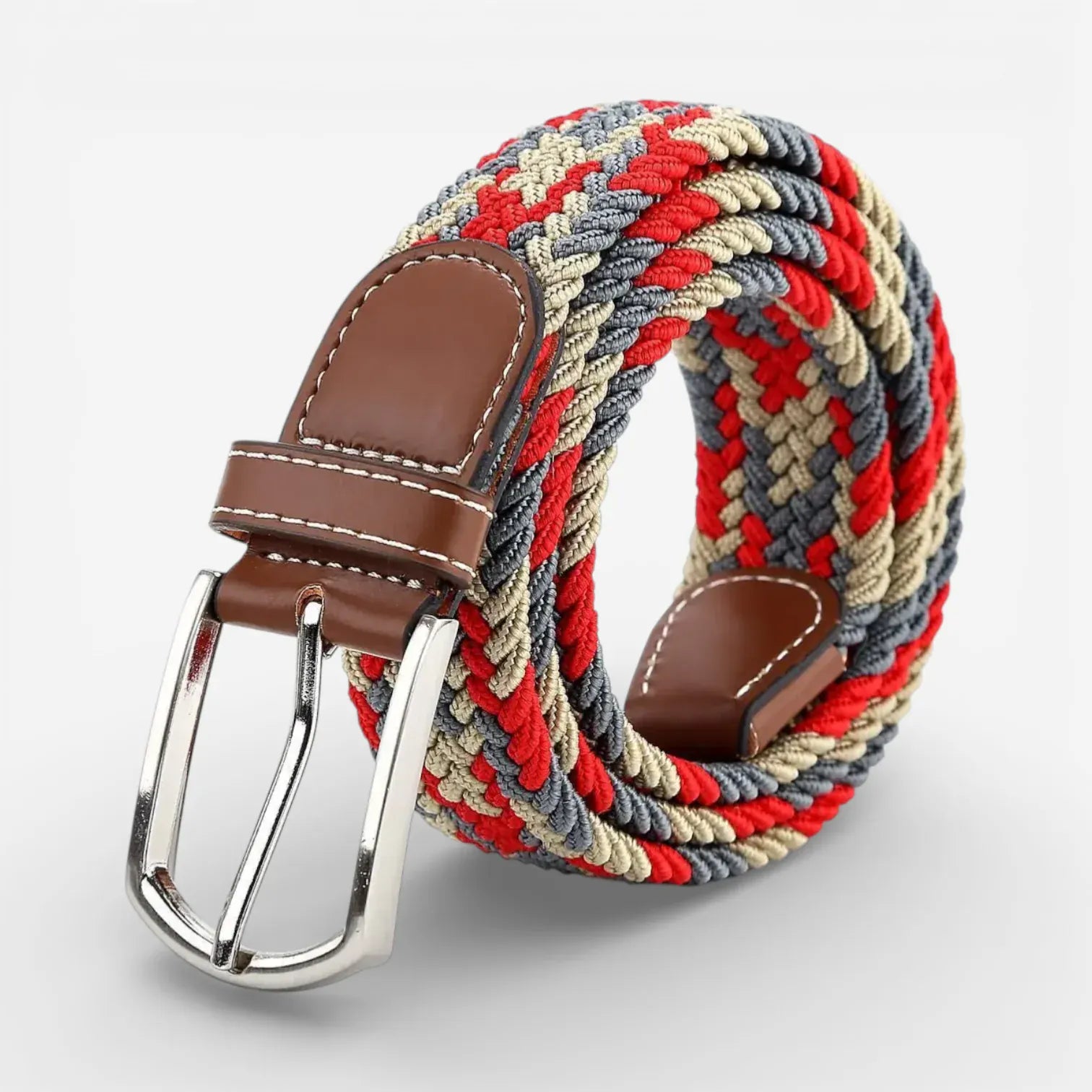 Maison de la Ceinture Multicolor / 110cm Ceinture tressée homme – Nerixo