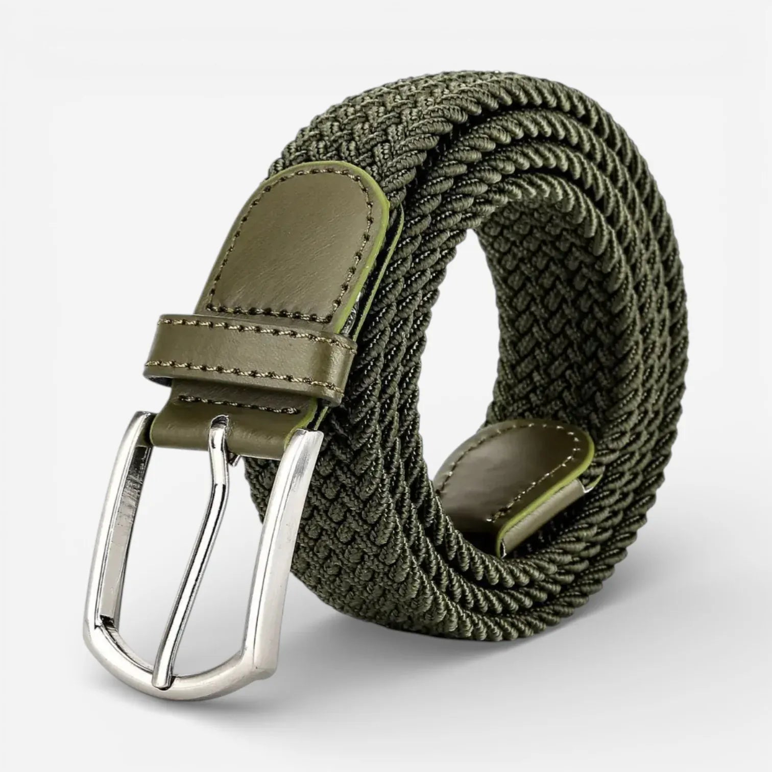 Maison de la Ceinture Vert / 110cm Ceinture tressée homme – Nerixo