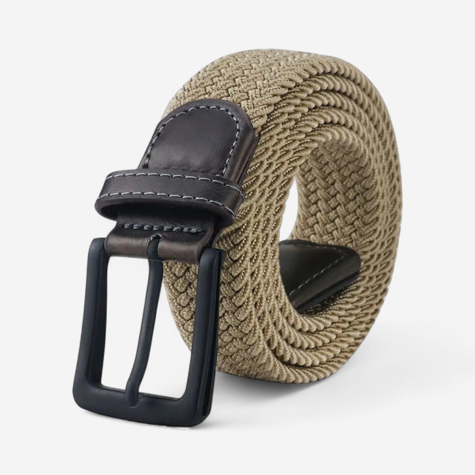 Maison de la Ceinture Kaki / 100cm Ceinture tressée homme - Orlan