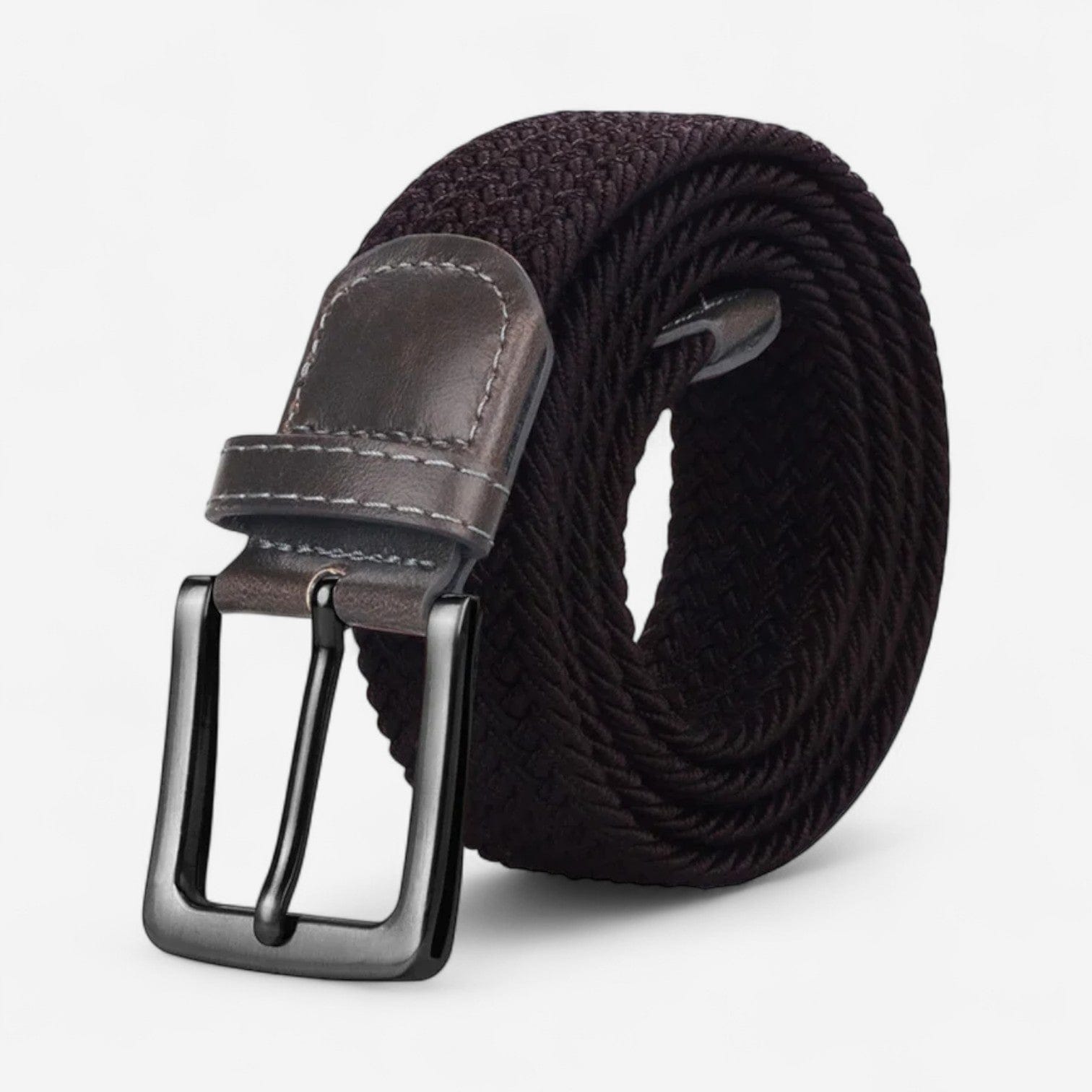 Maison de la Ceinture Noir sombre / 100cm Ceinture tressée homme - Orlan