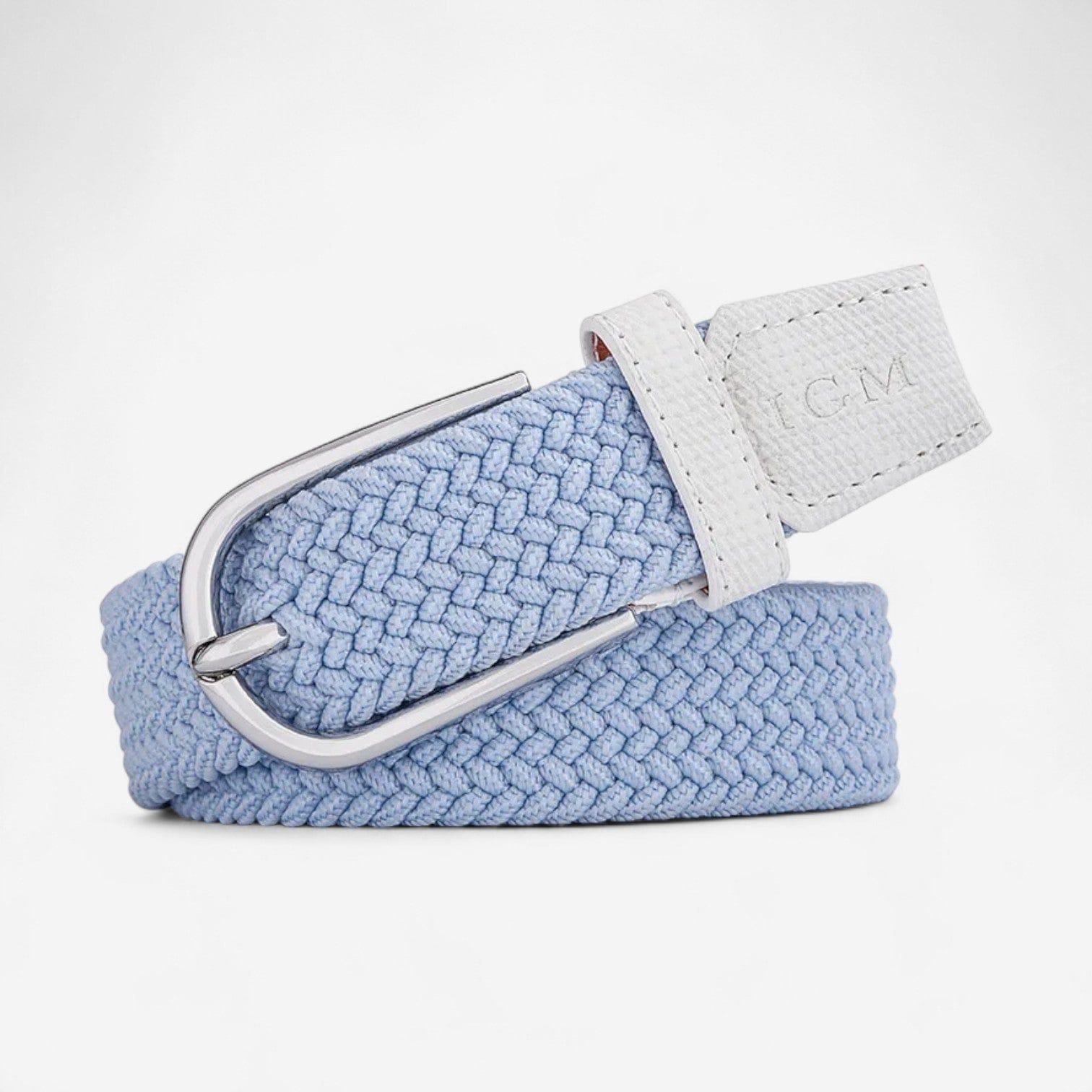 Maison de la Ceinture Bleu ciel / 90cm Ceinture Tressée - Livia