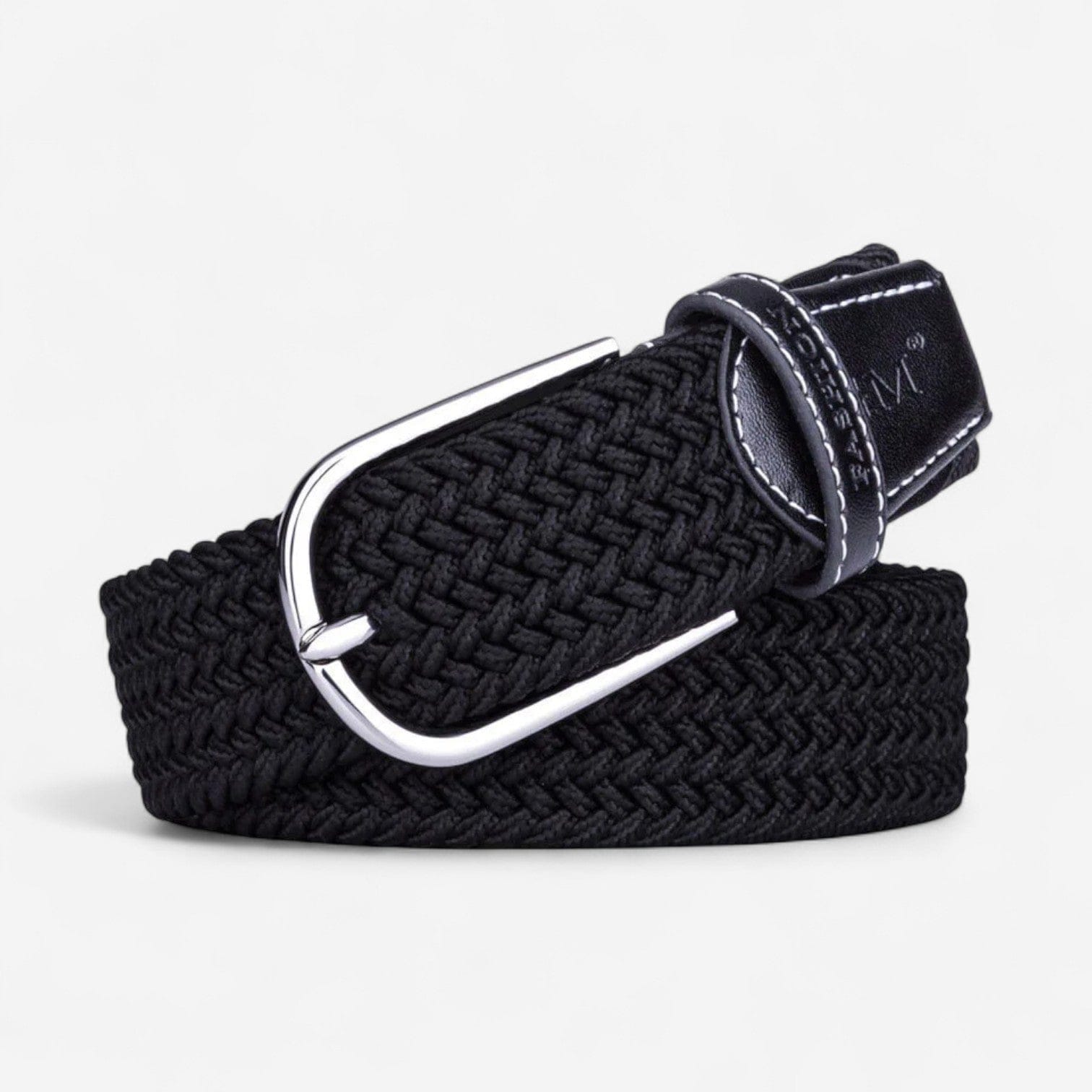 Maison de la Ceinture Noir / 90cm Ceinture Tressée - Livia