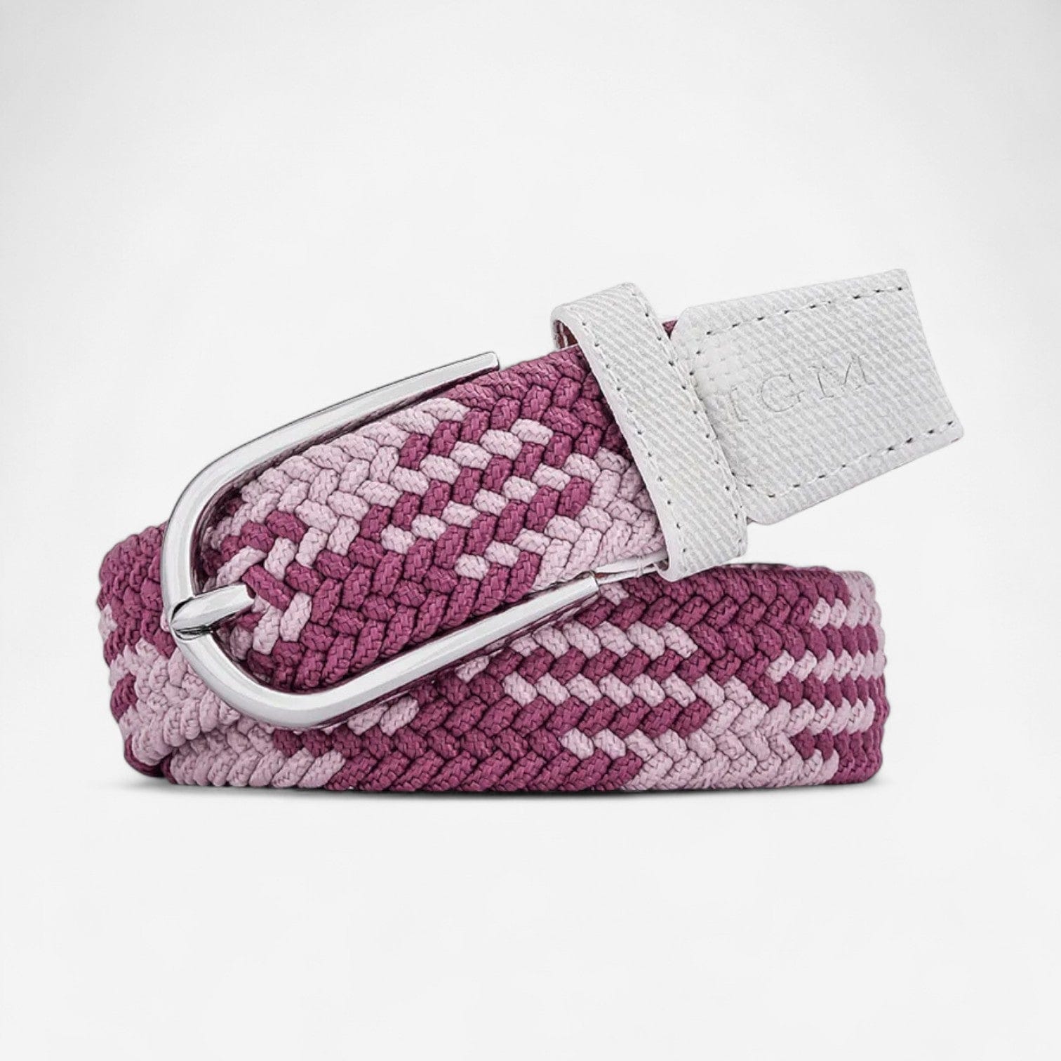 Maison de la Ceinture Noir - Rose / 90cm Ceinture Tressée - Livia