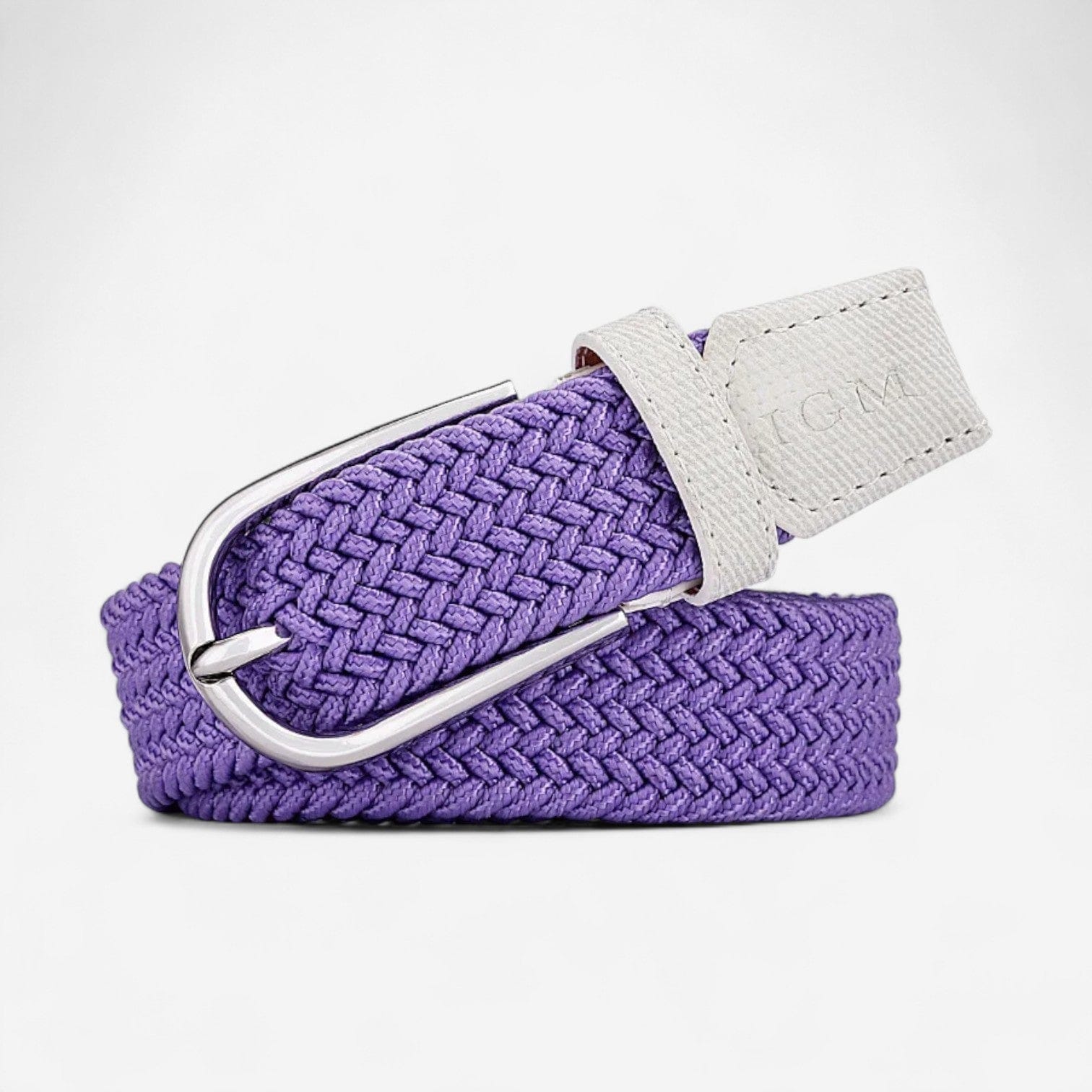 Maison de la Ceinture Noir - Violet / 90cm Ceinture Tressée - Livia