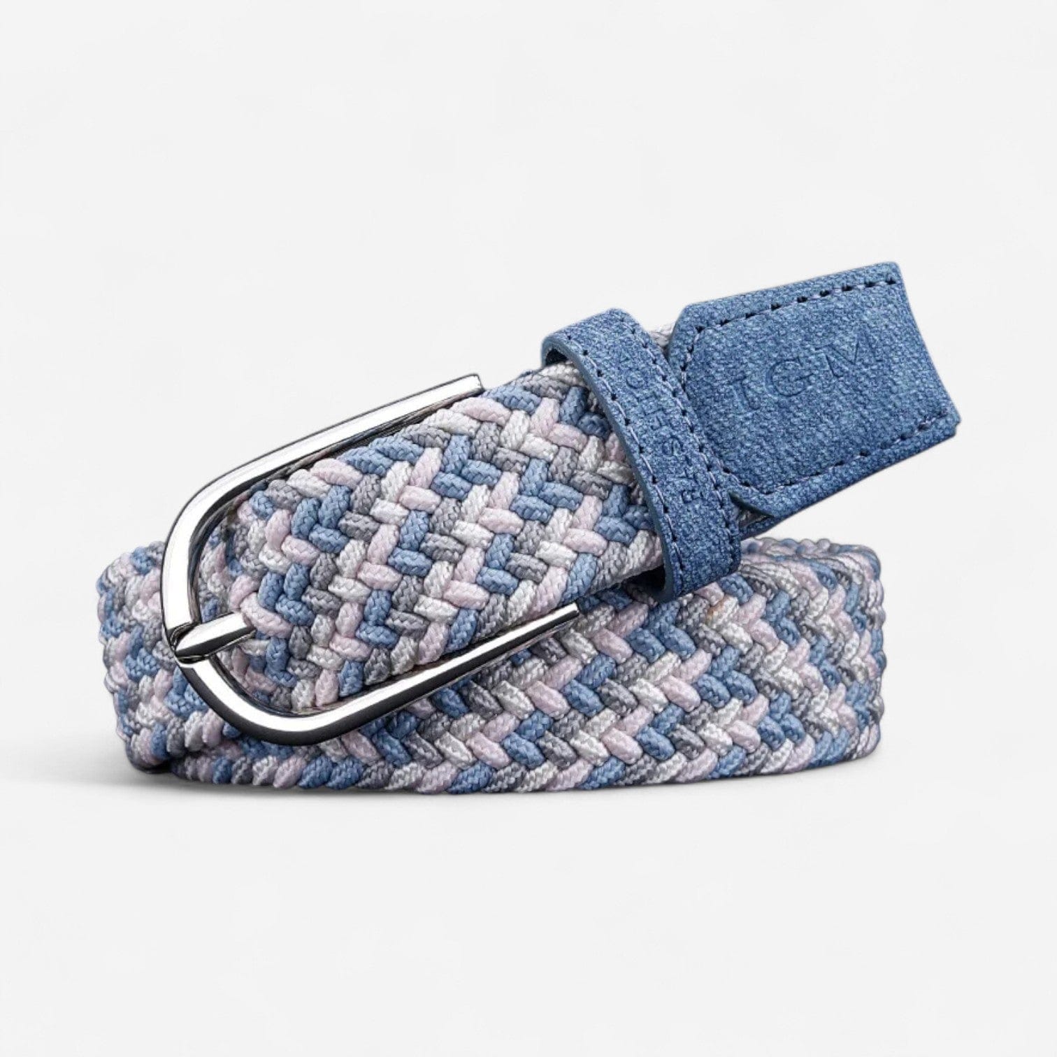 Maison de la Ceinture Rose - Bleu / 90cm Ceinture Tressée - Livia