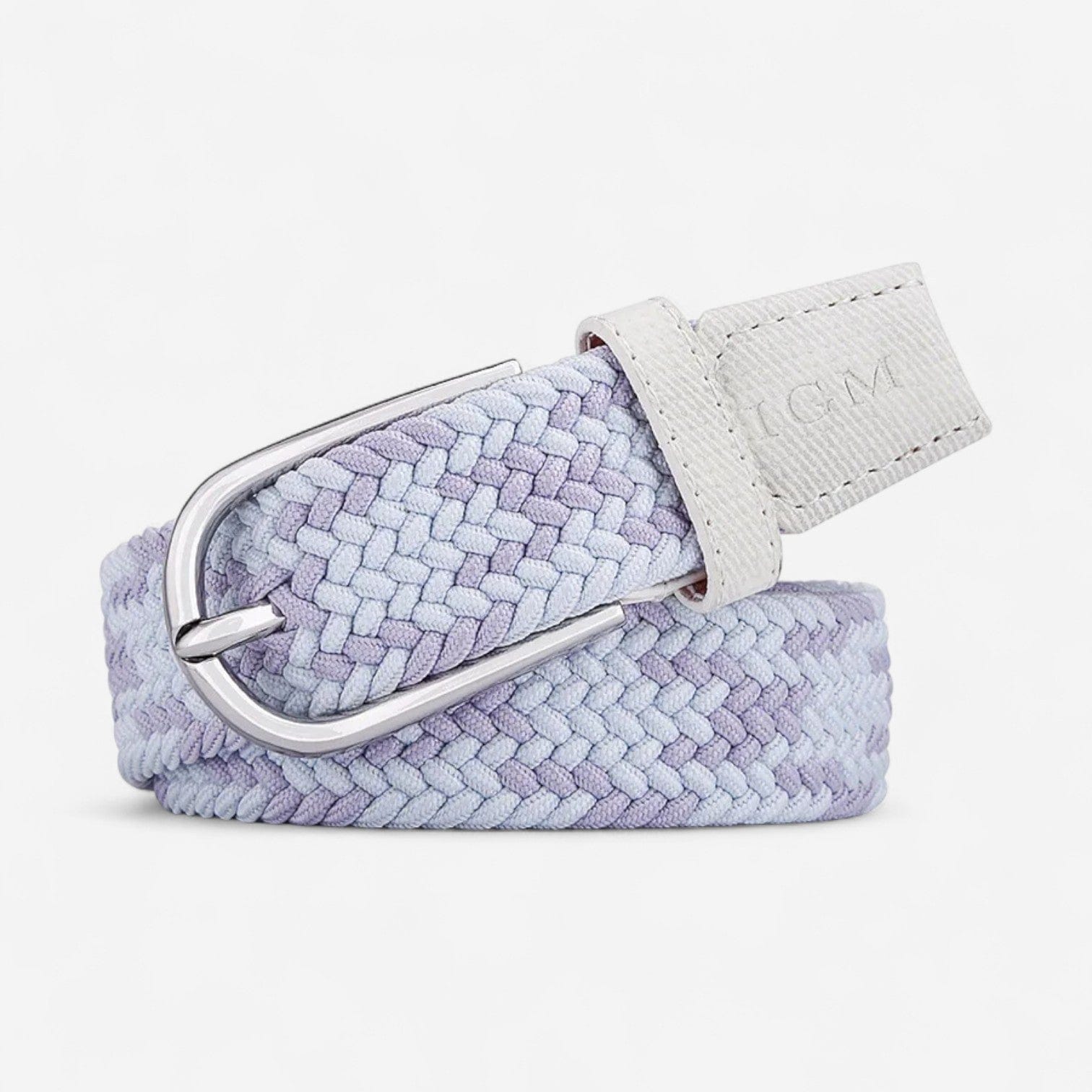 Maison de la Ceinture Violet - Bleu / 90cm Ceinture Tressée - Livia