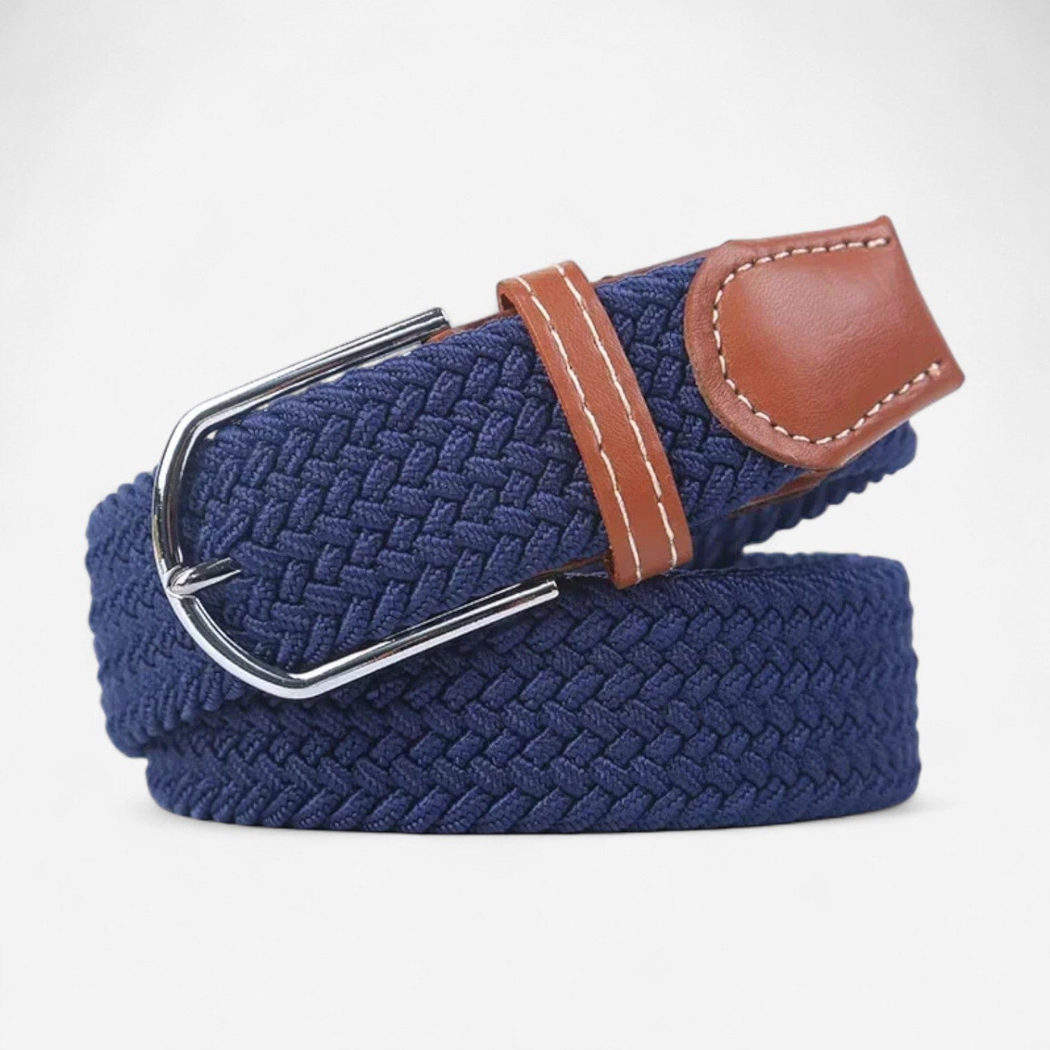 Maison de la Ceinture Bleu foncé / 110cm Ceinture Tressée – Milo