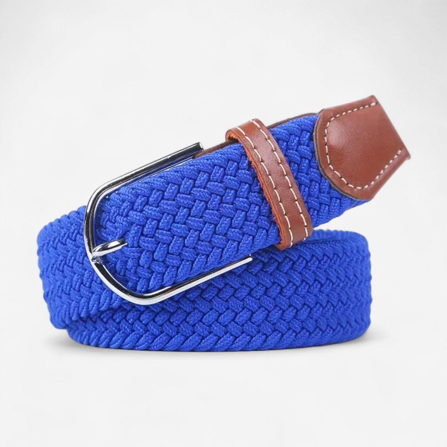 Maison de la Ceinture Bleu - Royal / 110cm Ceinture Tressée – Milo