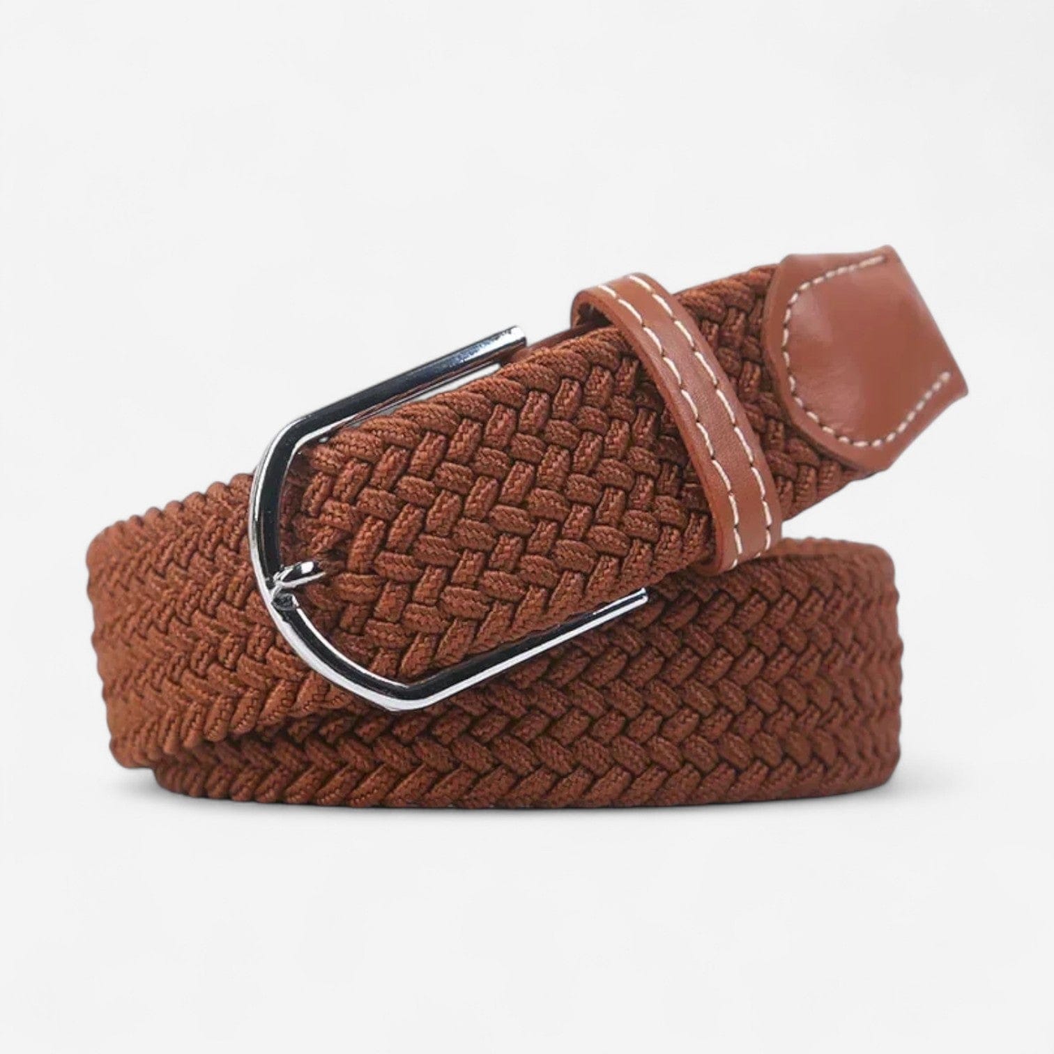 Maison de la Ceinture Cognac / 110cm Ceinture Tressée – Milo
