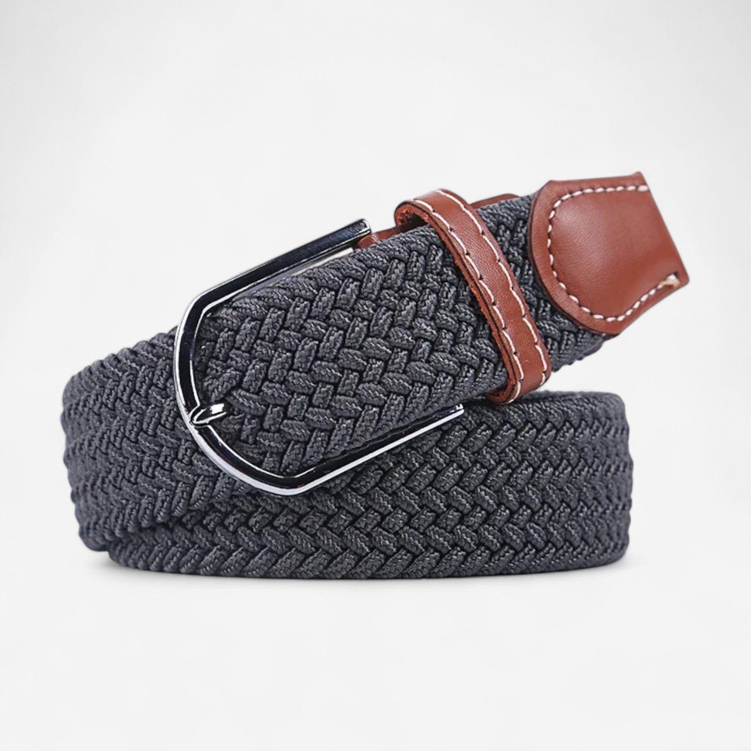 Maison de la Ceinture Gris foncé / 110cm Ceinture Tressée – Milo