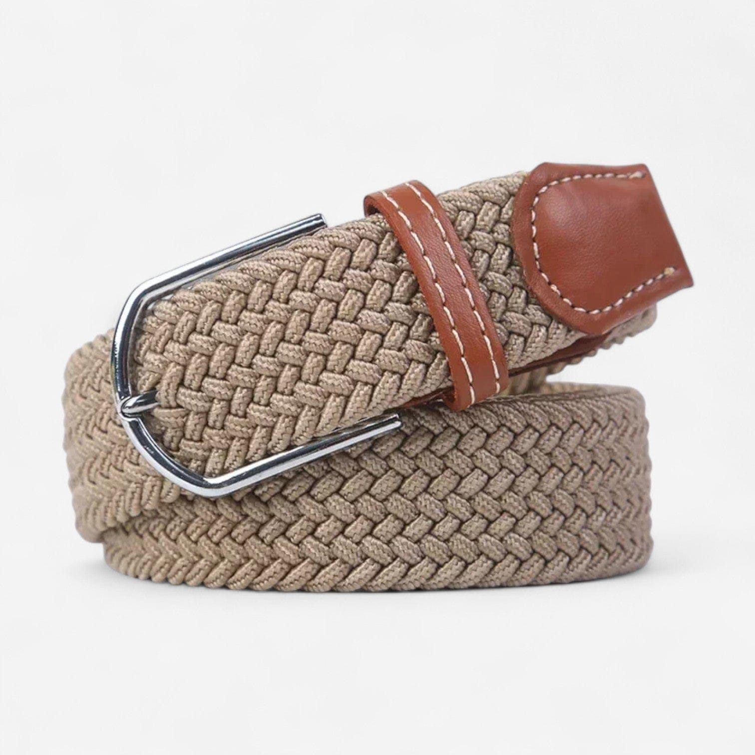 Maison de la Ceinture Kaki / 110cm Ceinture Tressée – Milo