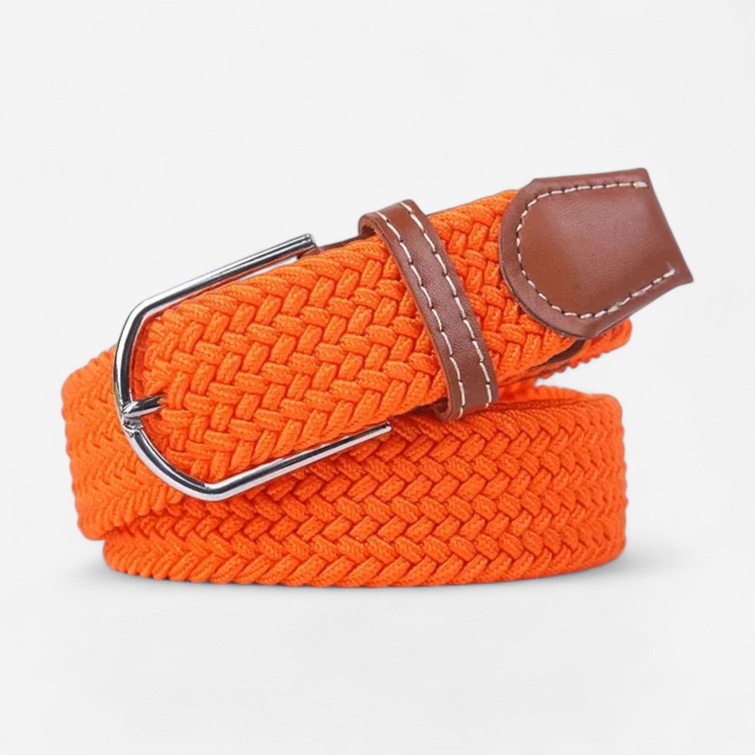 Maison de la Ceinture Orange / 110cm Ceinture Tressée – Milo