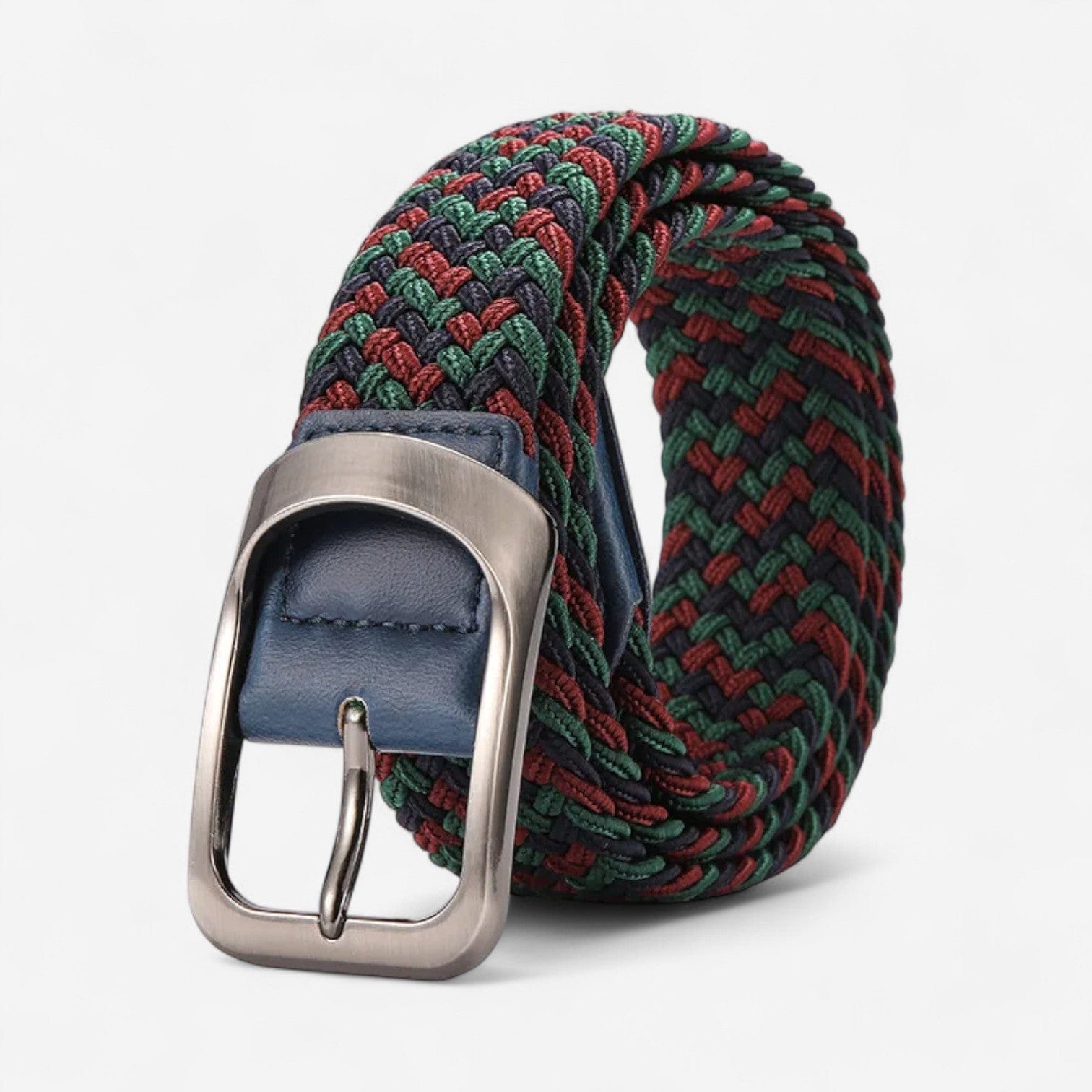 Maison de la Ceinture Rouge Vert Noir / 105cm Ceinture Tressée – Orian