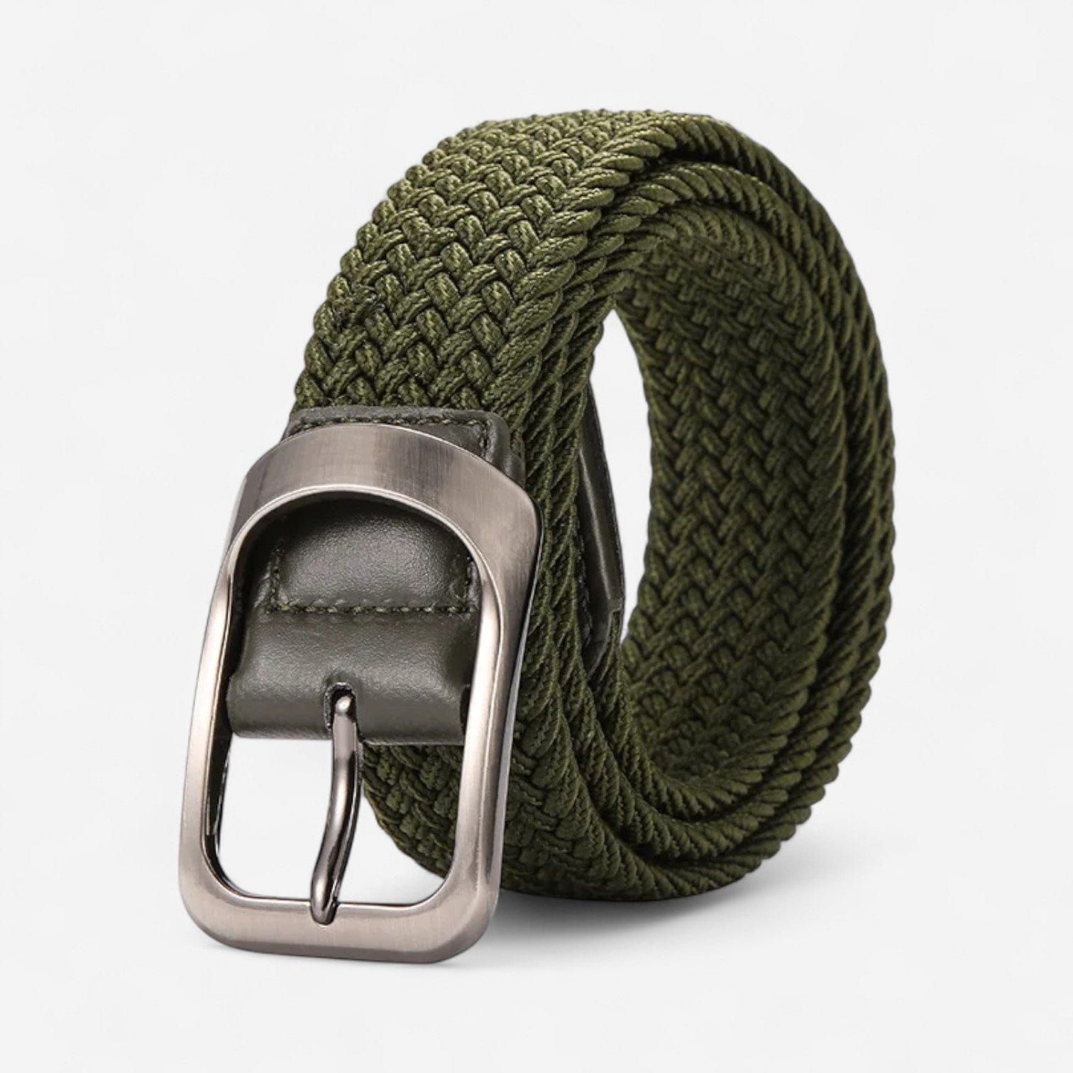 Maison de la Ceinture Vert militaire / 105cm Ceinture Tressée – Orian
