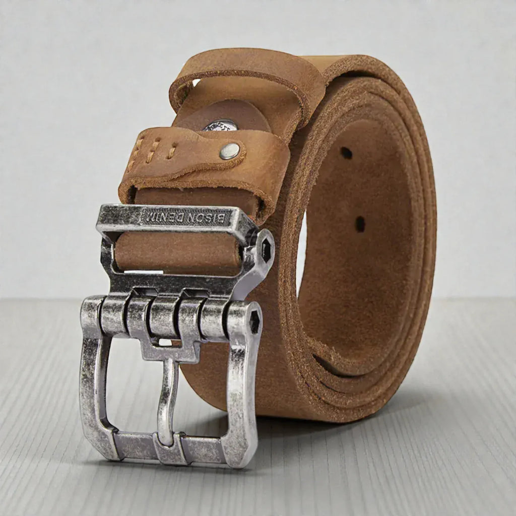 Maison de la Ceinture Boucle classique / 105cm Ceinture vuir vintage homme – Rovkan
