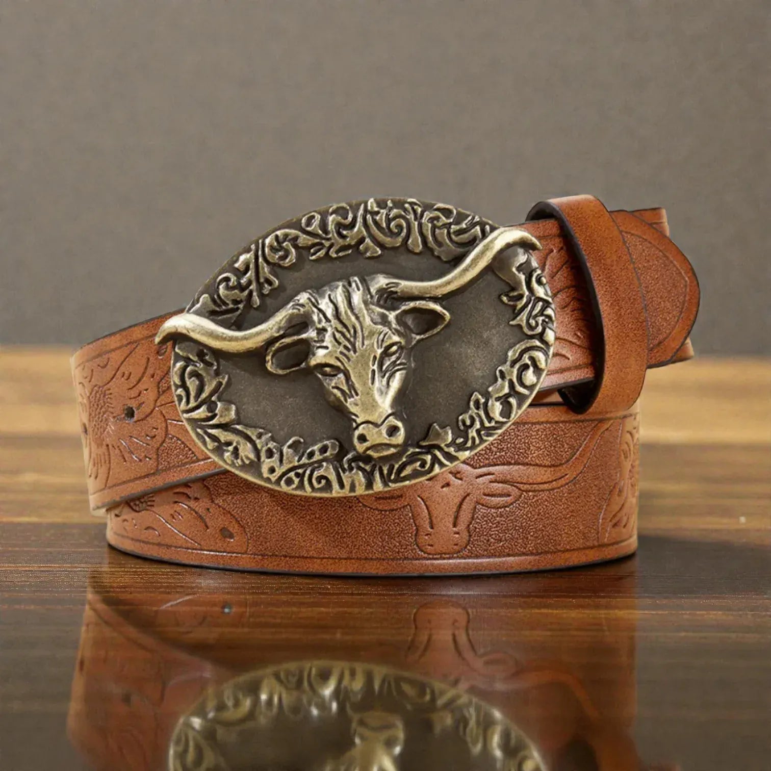 Maison de la Ceinture Cognac / 110cm Ceinture western – Colter