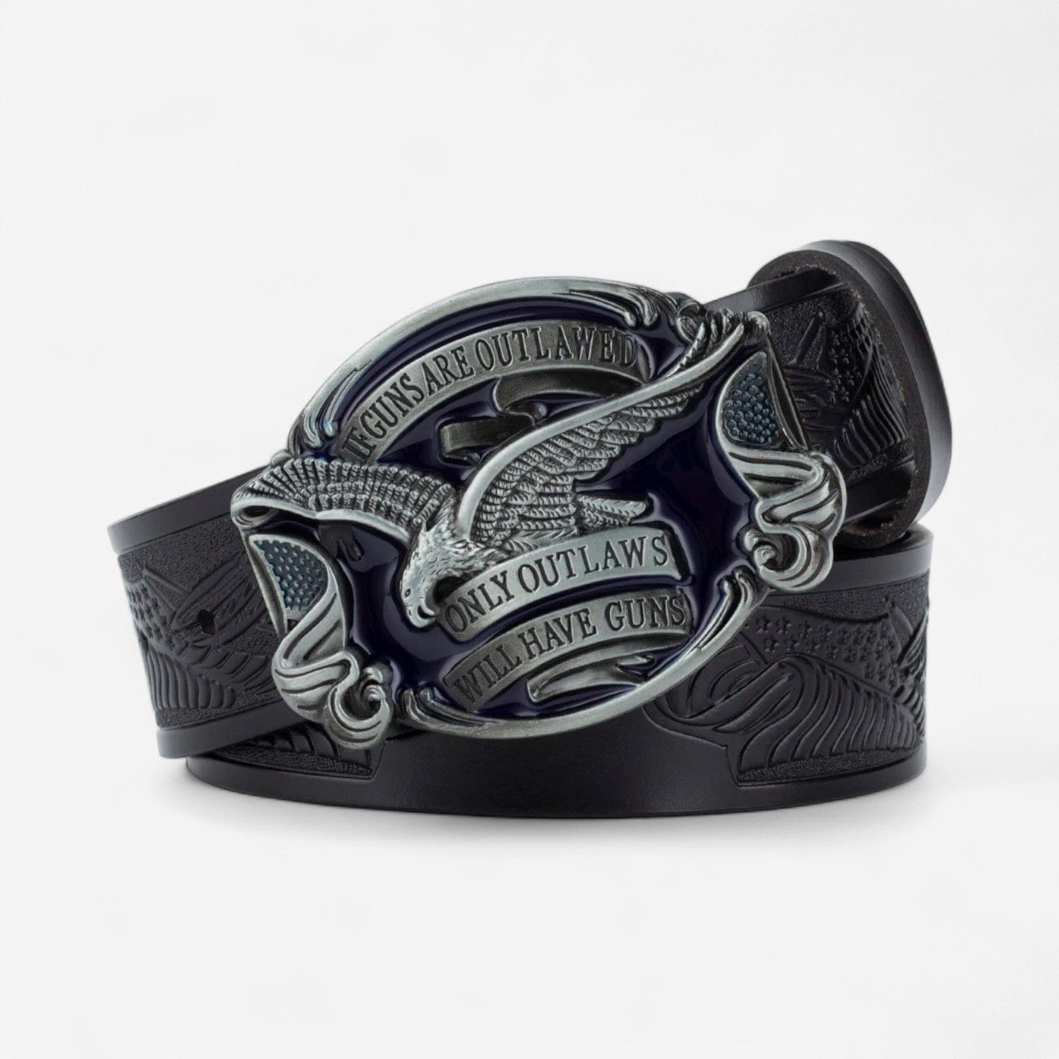Ceinture cuir, logo brossé - noir - ES collection : vente de Ceintu Ceinture cuir, logo brossé - noir - ES collection : vente de Ceintu