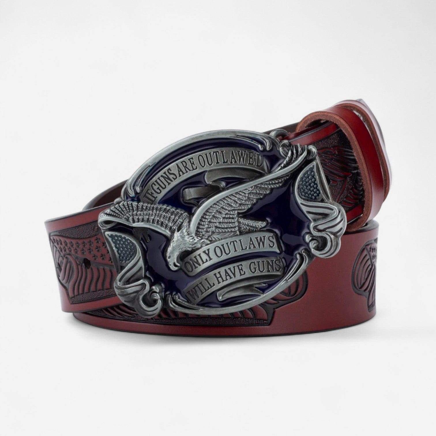 Maison de la Ceinture Rouge Argent / 90cm Ceinture Western – Falden