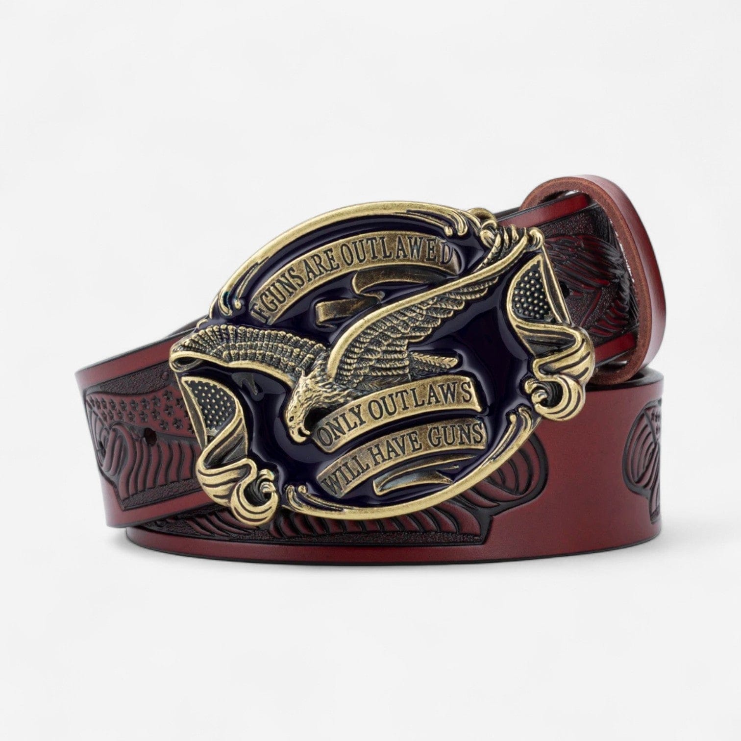 Maison de la Ceinture Rouge Bronze / 90cm Ceinture Western – Falden