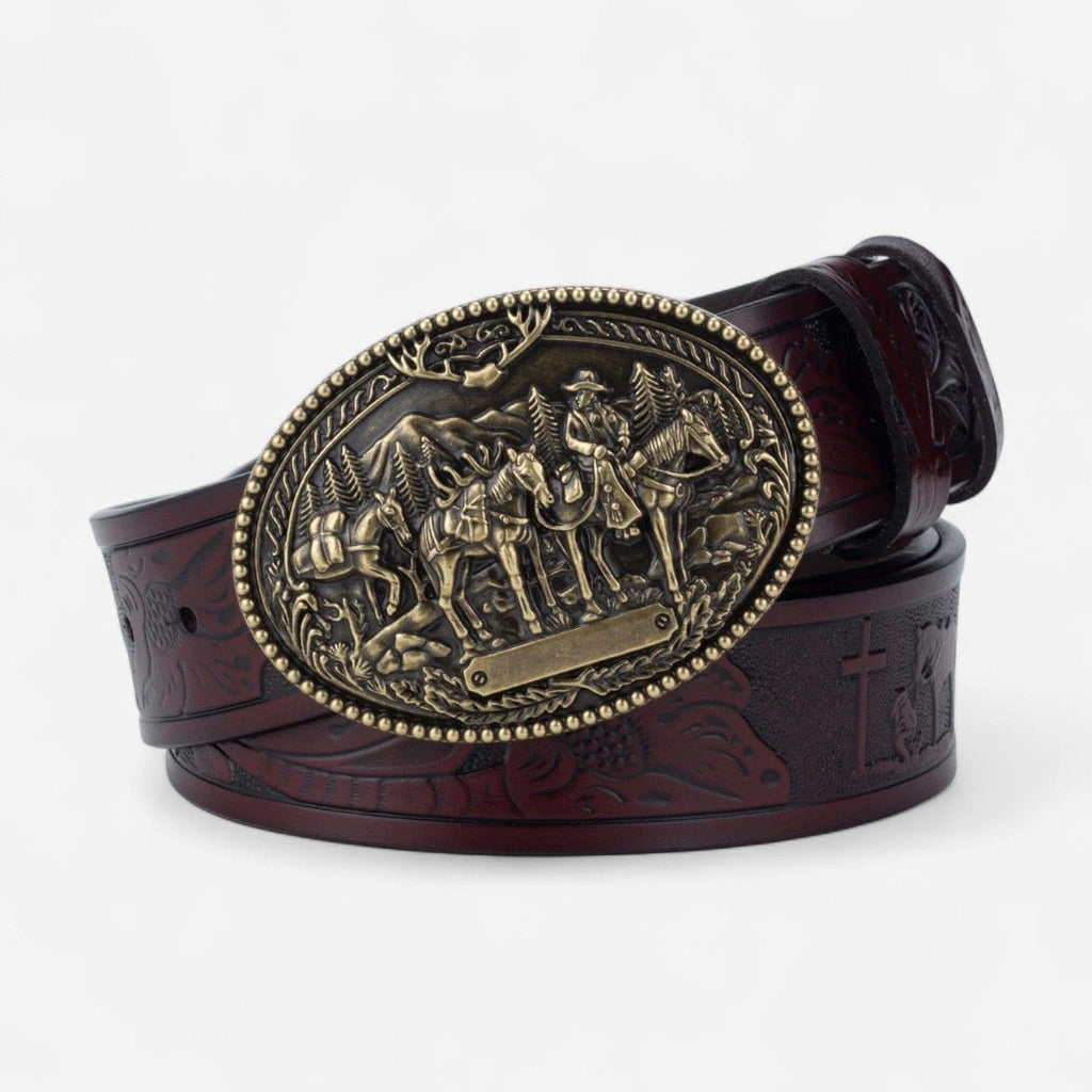 Maison de la Ceinture Bronze - Marron / 90cm Ceinture western homme – Denver