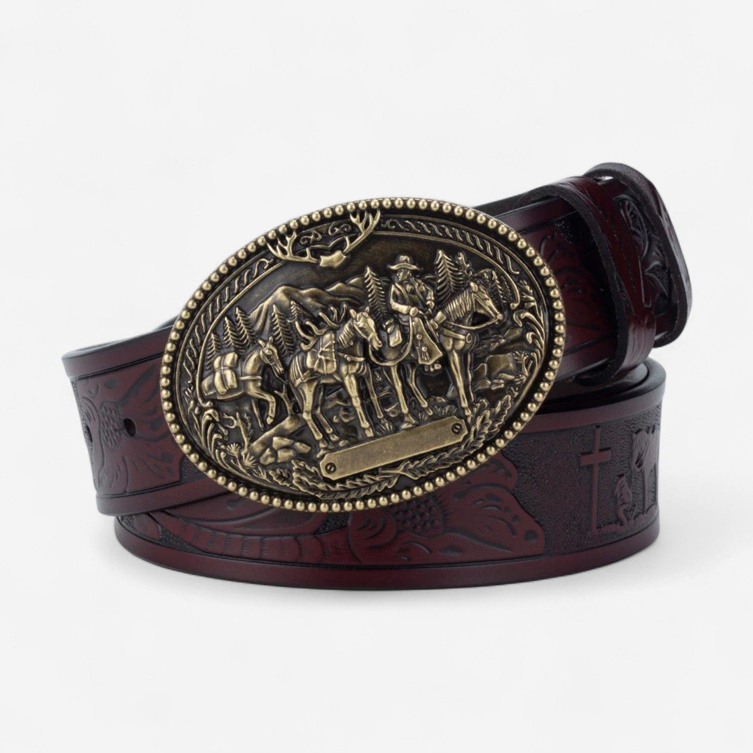Maison de la Ceinture Bronze - Marron / 90cm Ceinture western homme – Denver