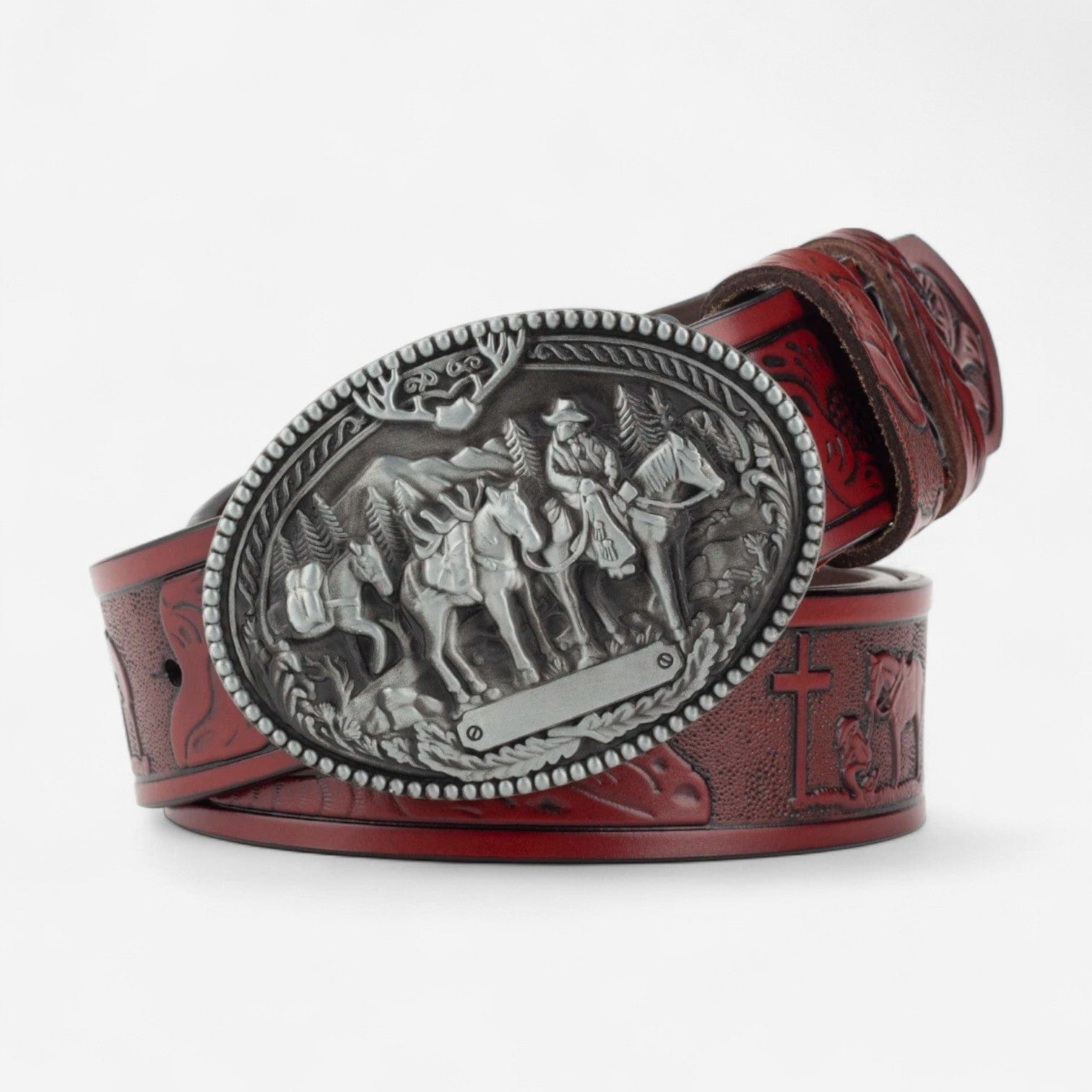 Maison de la Ceinture Gris - Café / 90cm Ceinture western homme – Denver