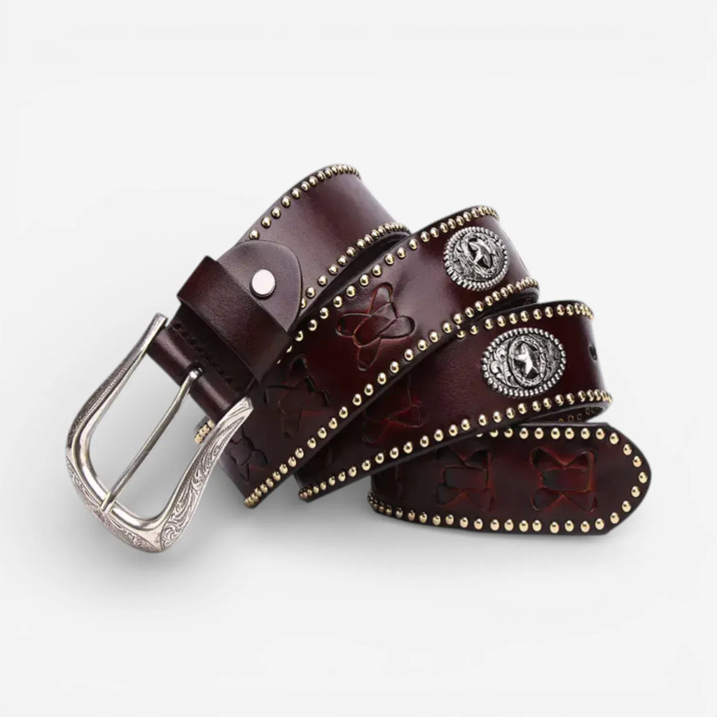 Maison de la Ceinture Café / 105cm Ceinture western homme - Vornak